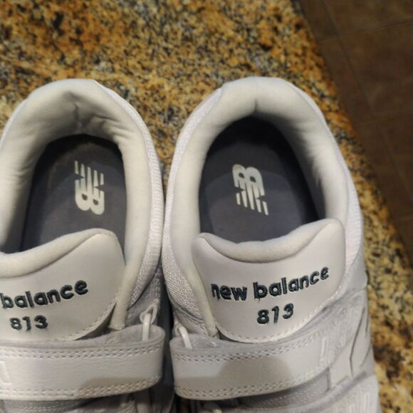 New Balance 813 White Men\'s Casual Hook and Loop Strap Sneakers MW813HWT Size 9 main image 7